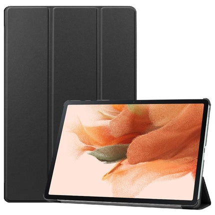 Samsung Galaxy Tab S7 FE Smart Tri-Fold Case (Black) - Casebump