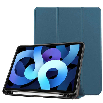 Apple iPad Air 2020 / 2022 Smart Tri-Fold Case With Pen Slot (Petrol) - Casebump