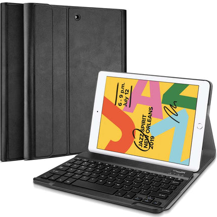 Apple iPad 10.2 2021/2020 Premium Bluetooth Keyboard Cover (Black) - Casebump