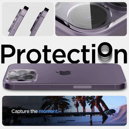 Spigen Camera Lens Glass Protector iPhone 14 Pro / 14 Pro (Clear) - AGL05228 (2 pack) - Casebump
