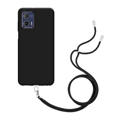 Motorola Moto G73 Necklace TPU Case - Black - Casebump
