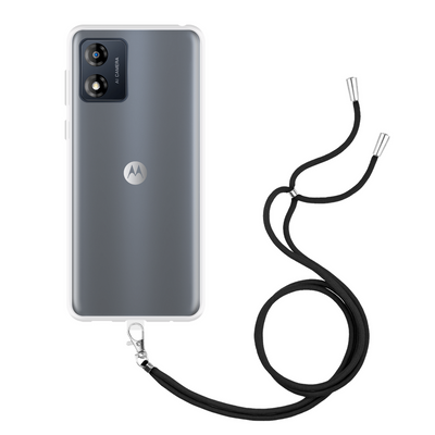 Motorola Moto E13 4G Necklace TPU Case - Clear - Casebump