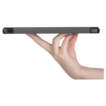 Samsung Galaxy Tab S8 Ultra Smart Tri-Fold Case With Pen Slot (Grey) - Casebump