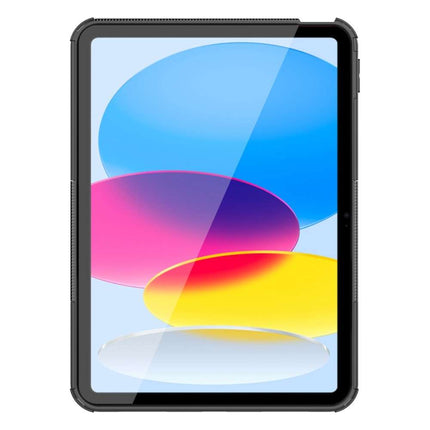 Rugged Hybrid iPad 2022 Case (Black) - Casebump