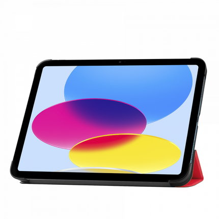 Apple iPad 2022 Smart Tri-Fold Case (Red) - Casebump