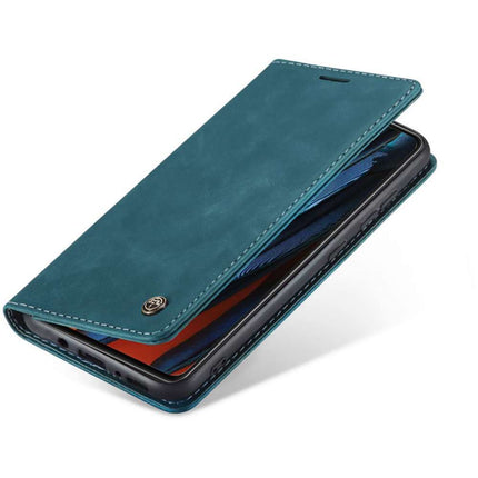 CASEME Samsung Galaxy A03s Retro Wallet Case - Blue - Casebump