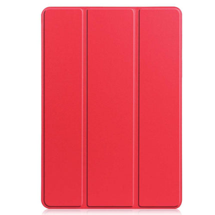 Samsung Galaxy Tab S8 Plus Smart Tri-Fold Case With Pen Slot (Red) - Casebump