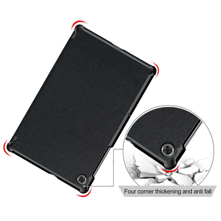 Lenovo Tab M10 Plus Smart Tri-Fold Case (Black) - Casebump