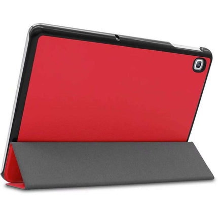 Samsung Galaxy Tab S5e Smart Tri-Fold Case (Red) - Casebump