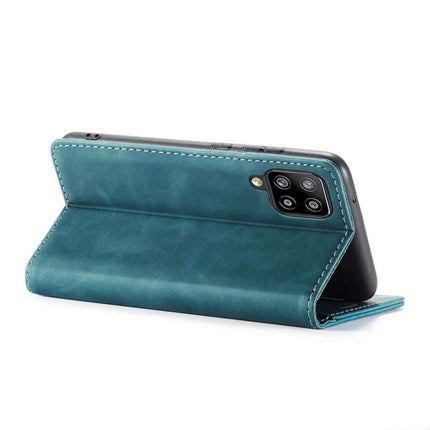 Samsung Galaxy A42 Vintage Wallet Case - Blue - Casebump