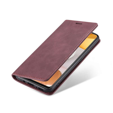 Samsung Galaxy A42 Vintage Wallet Case - Red - Casebump