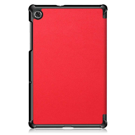 Lenovo Tab M10 HD Gen 2 Smart Tri-Fold Case (Red) (TB-X306F) - Casebump
