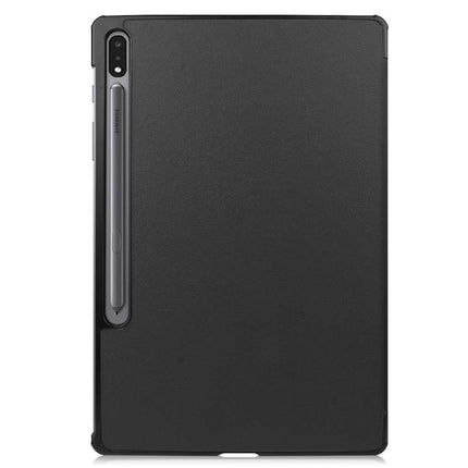 Samsung Galaxy Tab S8 Plus Smart Tri-Fold Case (Black) - Casebump