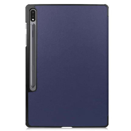Samsung Galaxy Tab S8 Ultra Smart Tri-Fold Case (Blue) - Casebump