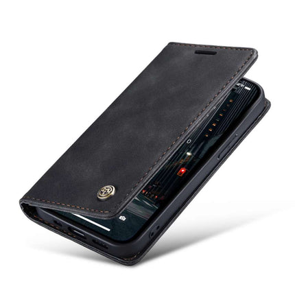 CASEME iPhone 14 Pro Max Retro Wallet Case - Black - Casebump