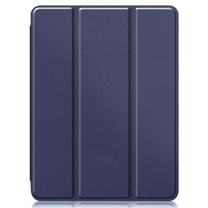 Apple iPad Pro 11 2021/2022 Smart Tri-Fold Case With Pencil Slot (Blue) - Casebump