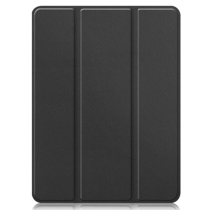 Apple iPad Pro 12.9 2021/2022 Smart Tri-Fold Case With Pen Slot (Black) - Casebump