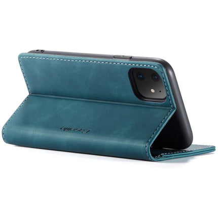 CASEME Apple iPhone 11 Retro Wallet Case - Blue - Casebump