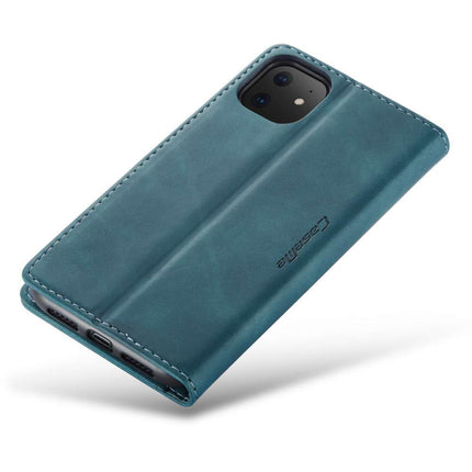 CASEME Apple iPhone 11 Retro Wallet Case - Blue - Casebump