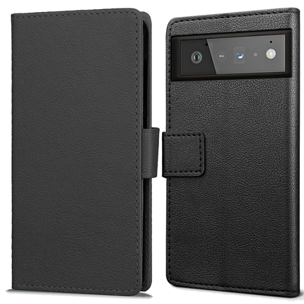 Google Pixel 6 Wallet Case (Black) - Casebump