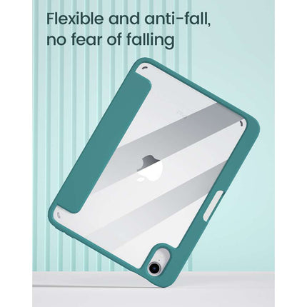 Apple iPad Mini 6 2021 Tri-Fold Stand Case With Pen Slot (Green) - Casebump