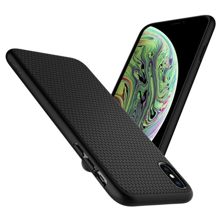 Spigen Liquid Air Apple iPhone XS Case (Black) 063CS25114 - Casebump