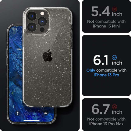 Spigen Liquid Crystal Glitter Case Apple iPhone 13 Pro (Clear) ACS03255 - Casebump
