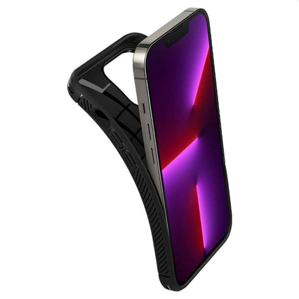 Spigen Rugged Armor Case Apple iPhone 13 Pro (Black) ACS03257 - Casebump