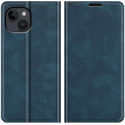 Apple iPhone 14 Plus Wallet Case Magnetic - Blue - Casebump