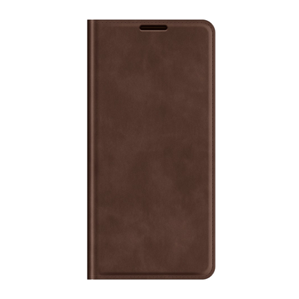 Apple iPhone 14 Plus Wallet Case Magnetic - Brown - Casebump