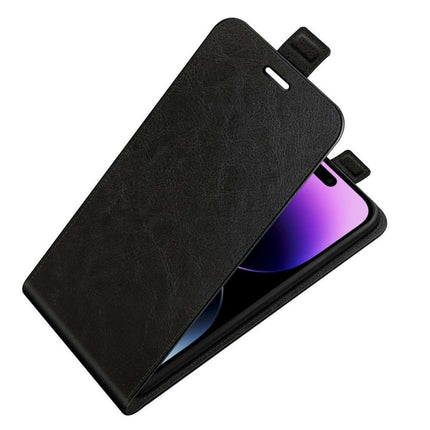 Apple iPhone 14 Pro Max Flip Case (Black) - Casebump
