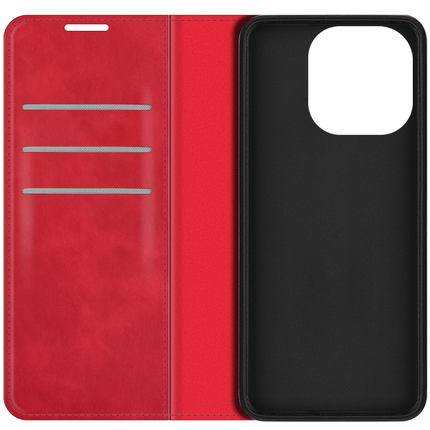 Apple iPhone 14 Pro Wallet Case Magnetic - Red - Casebump