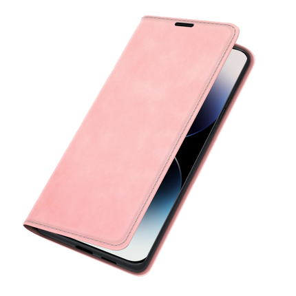 Apple iPhone 14 Pro Wallet Case Magnetic - Pink - Casebump