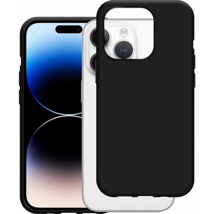 iPhone 14 Pro Soft TPU Case (Black) - Casebump