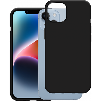 iPhone 14 Soft TPU Case (Black) - Casebump