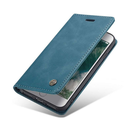 CASEME Apple iPhone SE 2020/2022 / iPhone 7/8 Retro Wallet Case - Blue - Casebump