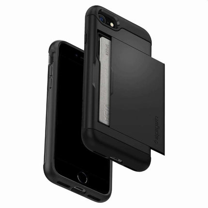 Spigen Slim Armor CS Case Apple iPhone 7 / 8 iPhone SE 2020/2022 (Black) - 042CS20455 - Casebump