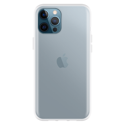iPhone 12 Pro Max Soft TPU Case with Strap - (Clear) - Casebump