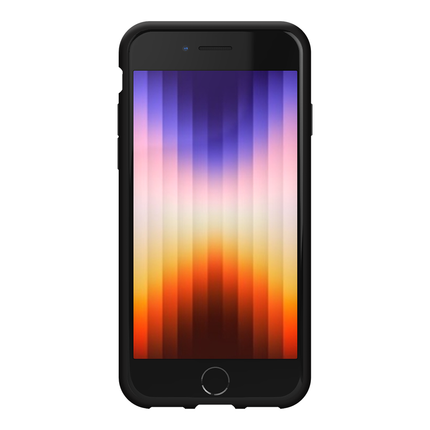 Apple iPhone 7 / 8 Soft TPU Case with Strap - (Black) - Casebump