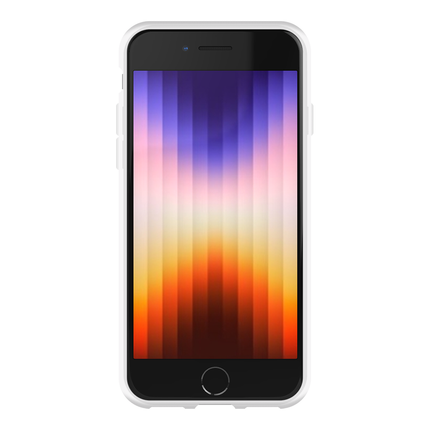 iPhone SE 2022 Soft TPU Case with Strap - (Clear) - Casebump