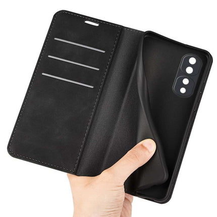 Honor 70 Wallet Case Magnetic - Black - Casebump