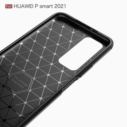 Rugged TPU Huawei P Smart 2021 Case (Black) - Casebump