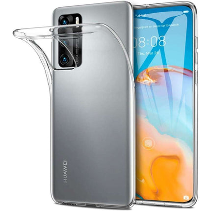 Huawei P40 Soft TPU case (Clear) - Casebump