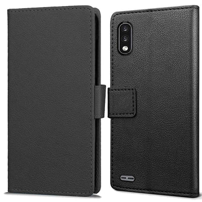 LG K22 Wallet Case (Black)