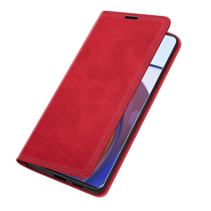 Motorola Edge 30 Fusion Wallet Case Magnetic - Red - Casebump