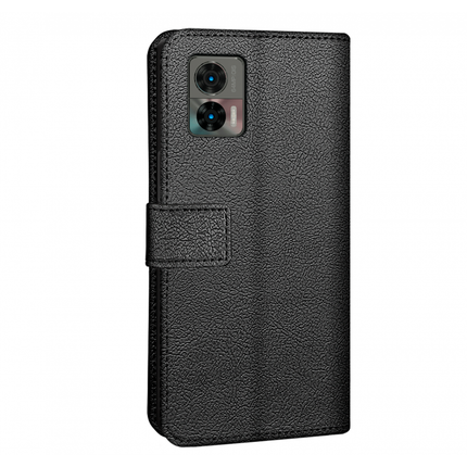 Motorola Edge 30 Neo Wallet Case (Black) - Casebump