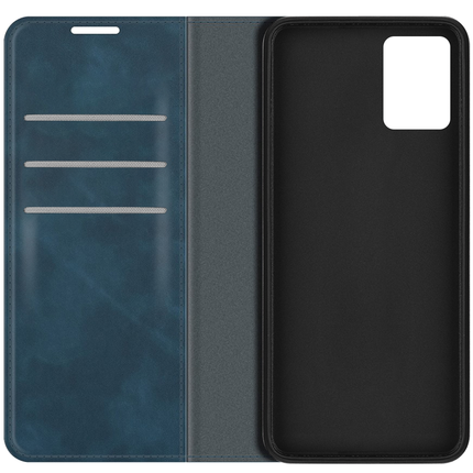 Motorola Edge 30 Neo Wallet Case Magnetic - Blue - Casebump