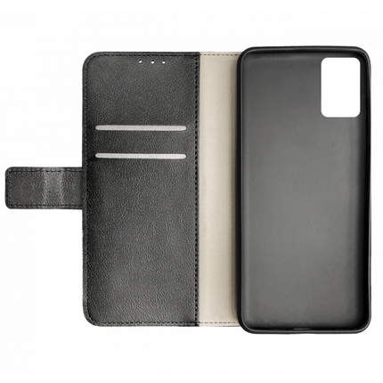 Motorola Moto E22 / E22i Wallet Case (Black) - Casebump
