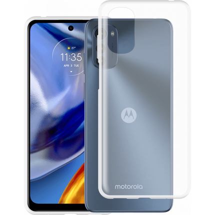 Motorola Moto E32s Soft TPU Case (Clear) - Casebump