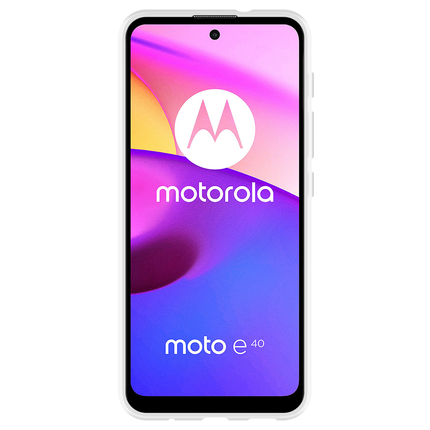 Motorola Moto E40 Soft TPU Case (Clear) - Casebump